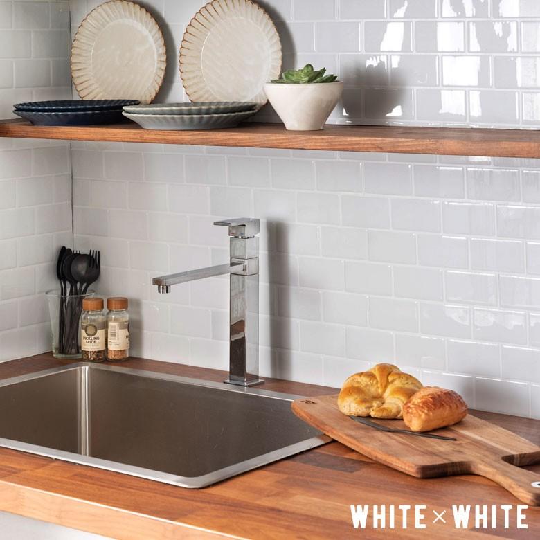 タイルシール サブウェイタイルシール 12枚入り 防水 水回り 壁面 DIY リメイク ウォールステッカー 壁紙 シート 66918-12 | ELEMENTS（インテリア） | 04