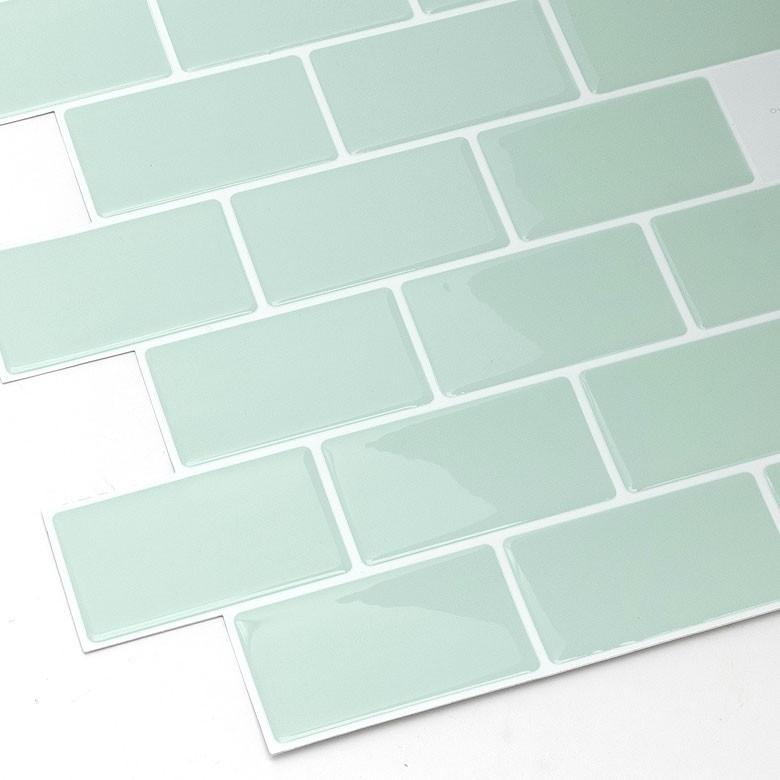 タイルシール サブウェイタイルシール 40枚入り 防水 水回り 壁面 DIY リメイク ウォールステッカー 壁紙 シート 66918-40 | ELEMENTS（インテリア） | 05