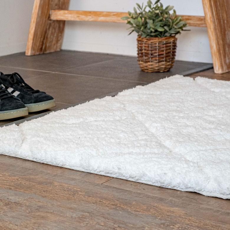 玄関マット ラグマット 約60×90m ノンスリップ 加工 凹凸 3D 立体ラグ カーペット マット 滑り止め おしゃれ 床暖房対応 ホットカーペット対応 66925 | ブランド登録なし | 12