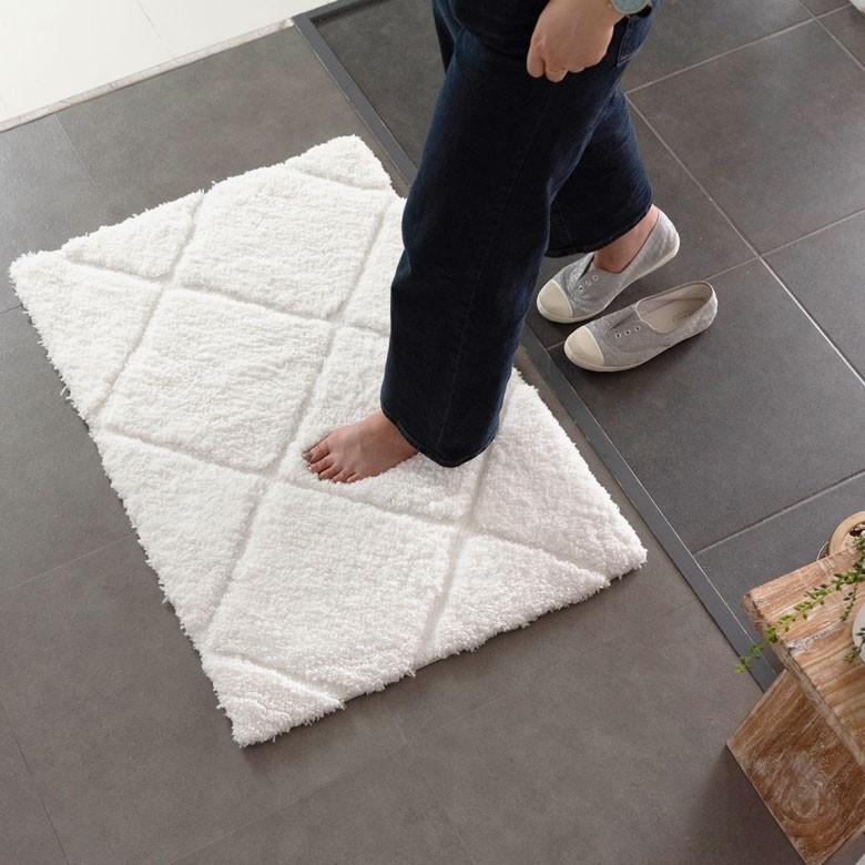 玄関マット ラグマット 約60×90m ノンスリップ 加工 凹凸 3D 立体ラグ カーペット マット 滑り止め おしゃれ 床暖房対応 ホットカーペット対応 66925 | ブランド登録なし | 15