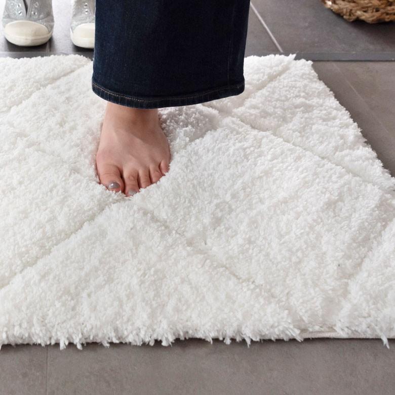 玄関マット ラグマット 約60×90m ノンスリップ 加工 凹凸 3D 立体ラグ カーペット マット 滑り止め おしゃれ 床暖房対応 ホットカーペット対応 66925 | ブランド登録なし | 08