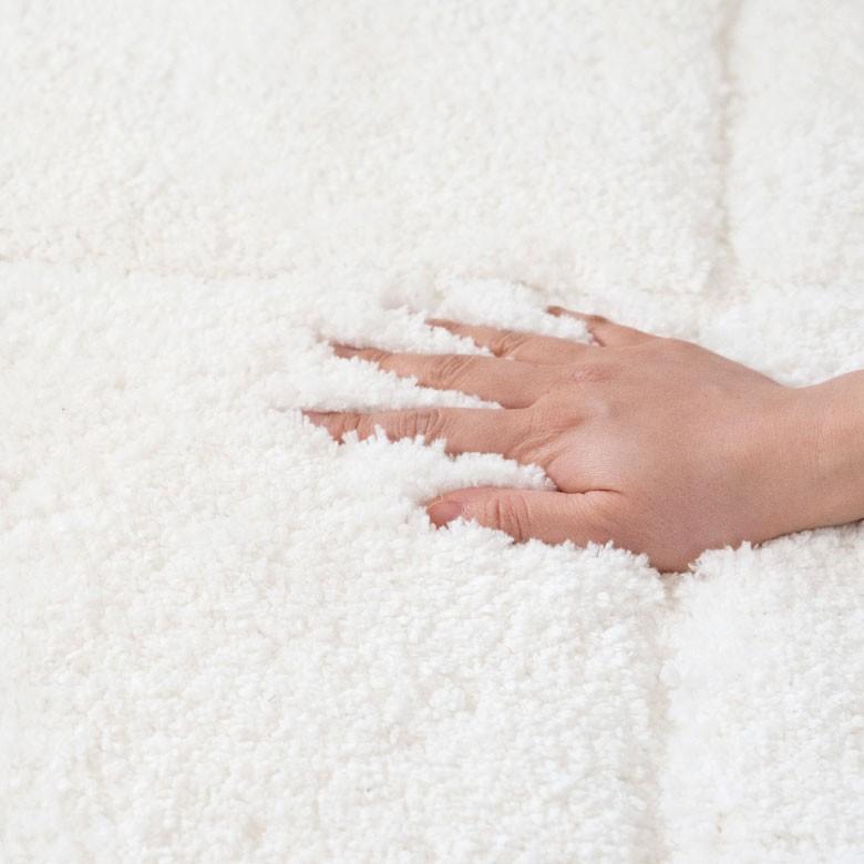 ラグ ラグマット 約 140 × 200 cm ノンスリップ 加工 凹凸 3D 立体ラグ カーペット マット 滑り止め おしゃれ 床暖房対応 ホットカーペット対応 66929 | ブランド登録なし | 02