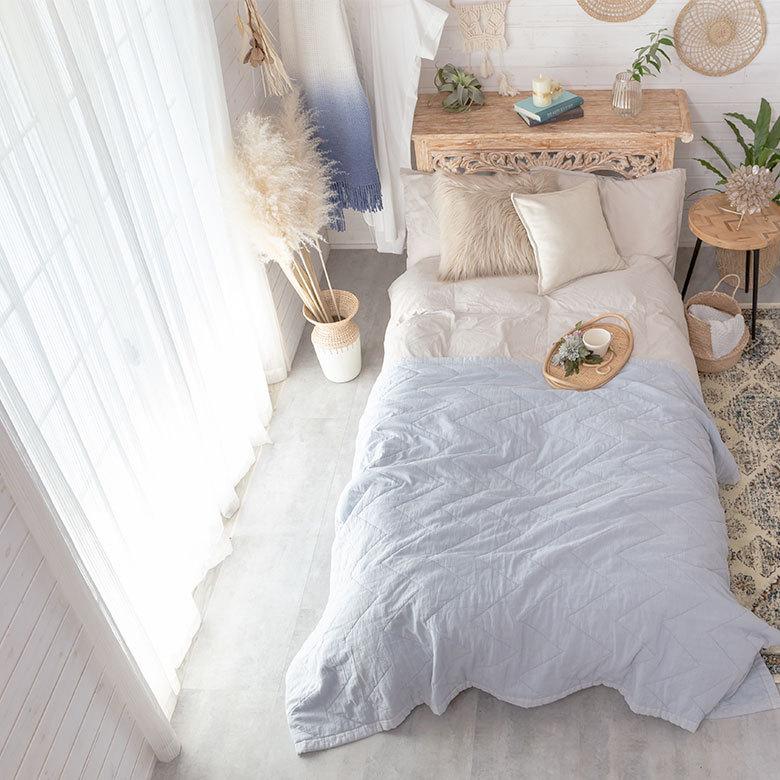 マルチカバー ソファ シェブロン柄 大判 長方形  W約150cm コットン 綿 洗える ウォッシャブル 北欧 肌がけ 薄手 66931 | ELEMENTS（インテリア） | 20