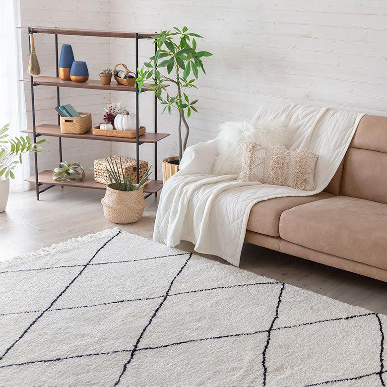 マルチカバー ソファ シェブロン柄 大判 長方形  W約150cm コットン 綿 洗える ウォッシャブル 北欧 肌がけ 薄手 66931 | ELEMENTS（インテリア） | 23