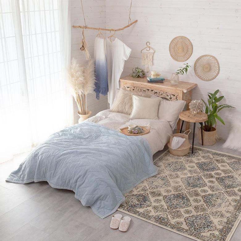 マルチカバー ソファ シェブロン柄 大判 長方形  W約150cm コットン 綿 洗える ウォッシャブル 北欧 肌がけ 薄手 66931 | ELEMENTS（インテリア） | 08