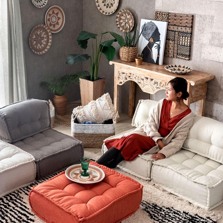 アートパネル 女性 横向き キャンパス 幅37.5cm 高さ50cm アフリカン 絵 アート アート 壁掛 リゾート ウォールデコレーション おしゃれ  ウーマン 66963 | ブランド登録なし | 16