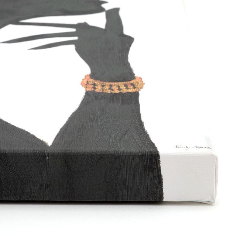 アートパネル 女性 横向き キャンパス 幅37.5cm 高さ50cm アフリカン 絵 アート アート 壁掛 リゾート ウォールデコレーション おしゃれ  ウーマン 66963 | ブランド登録なし | 09