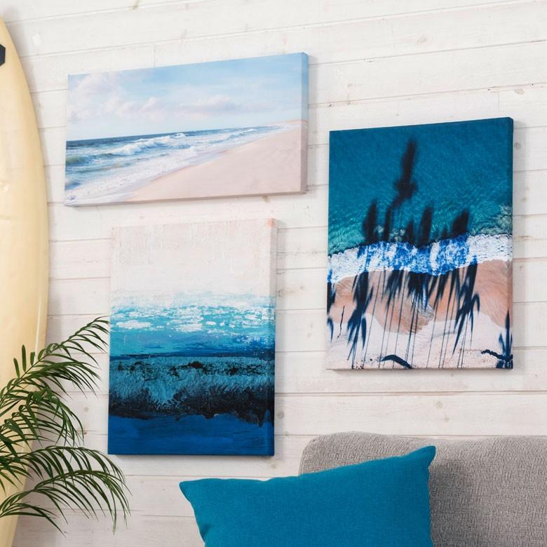 アートパネル 海 キャンパス 50cm 40cm 絵 アート キャンパスアート 壁掛 西海岸 ハワイ グアム バリ ビーチ ウォールデコレーション おしゃれ サーフィン 66967 | ブランド登録なし | 03