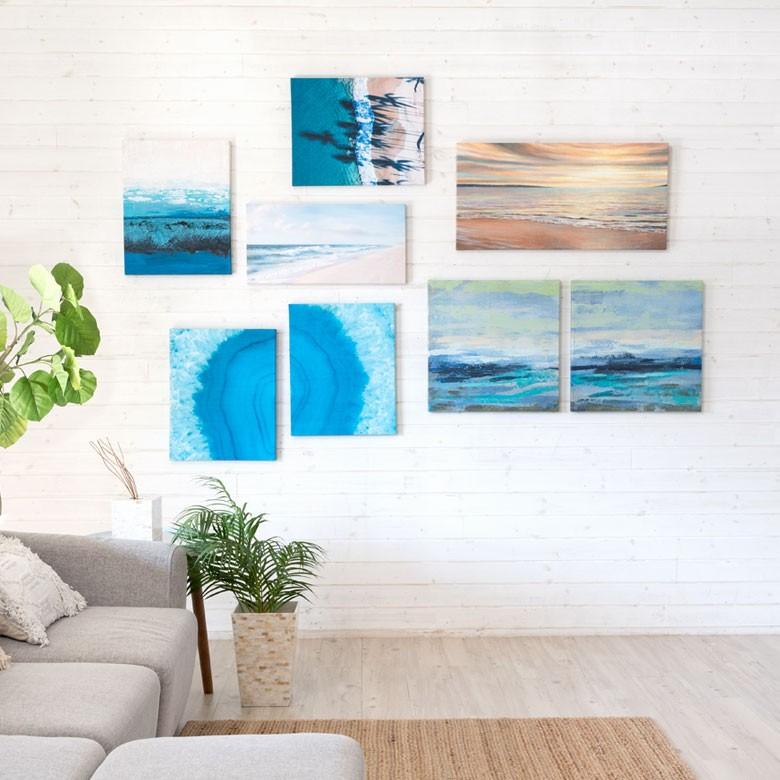 アートパネル 海 オーシャン キャンパス 40cm 50cm 絵 アート キャンパスアート 壁掛 西海岸 ハワイ グアム バリ ビーチ ウォールデコレーション おしゃれ 66968 | ブランド登録なし | 17