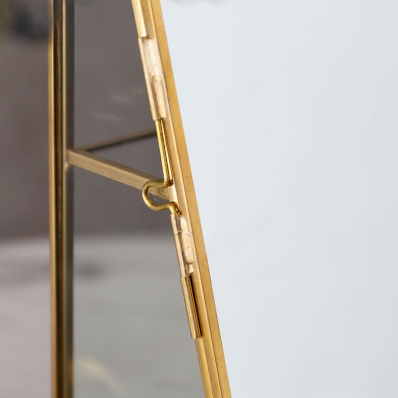 アクセサリーケース ジュエリーボックス 小物入れ アクセサリー ケース 収納 フタ付き ガラス 真鍮 ゴールド ディスプレイ ケース おしゃれ ミラー 鏡 66980 | ELEMENTS（インテリア） | 08