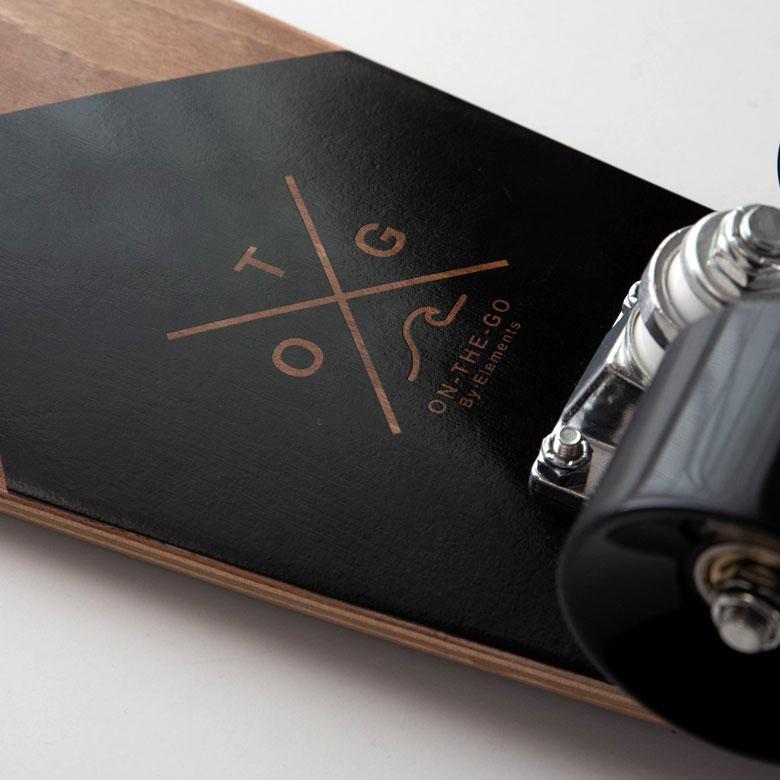 スケートボード ミニ クルージング ボード ペニータイプ ブラック 小さめ 子供 西海岸 インテリア 飾り ウッド 木製 アウトドア スケボー おしゃれ 66981-bk | ブランド登録なし | 02