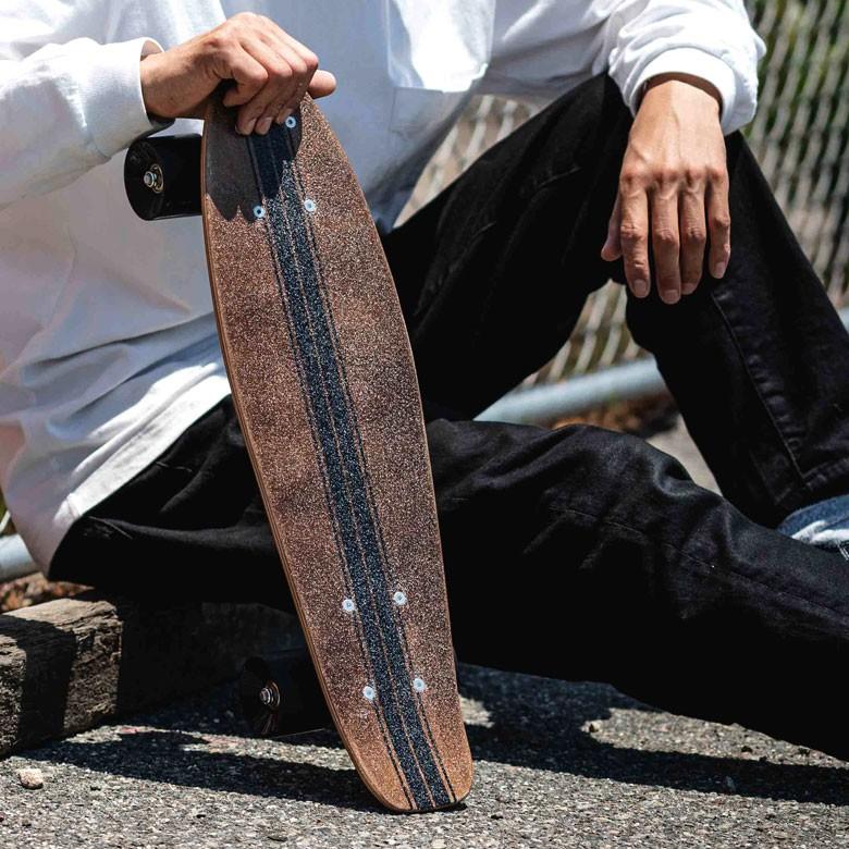 スケートボード ミニ クルージング ボード ペニータイプ ブラック 小さめ 子供 西海岸 インテリア 飾り ウッド 木製 アウトドア スケボー おしゃれ 66981-bk | ブランド登録なし | 03