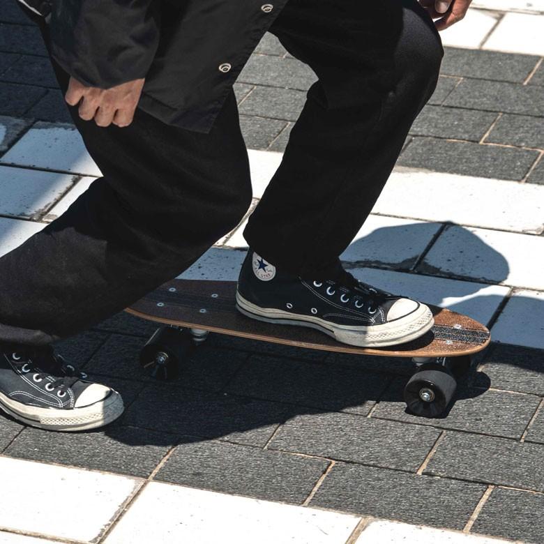 スケートボード ミニクルーザー クルージング ペニータイプ ブラック 小さめ 子供 西海岸 インテリア 飾り ウッド 木製 アウトドア スケボー おしゃれ 66981-bk｜elements｜08