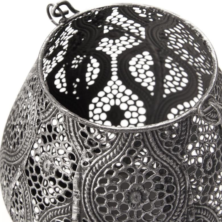 キャンドルホルダー キャンドル ランタン ライト アラベスク ブルー ホワイト 小物入れ フラワーベース モロッカン アンティーク風 66982 | ELEMENTS（インテリア） | 15