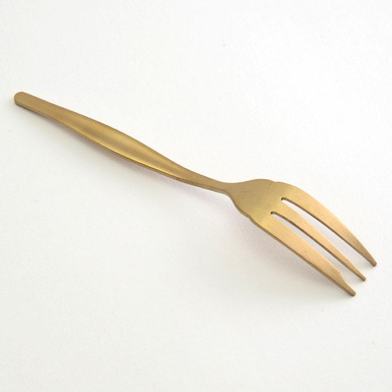 フォーク ケーキフォーク マット ゴールド色 金色 つや消し ステンレス テーブルセッティング ヴェリーノ キッチン用品 結婚祝 食洗機対応 66985 | ELEMENTS（インテリア） | 14