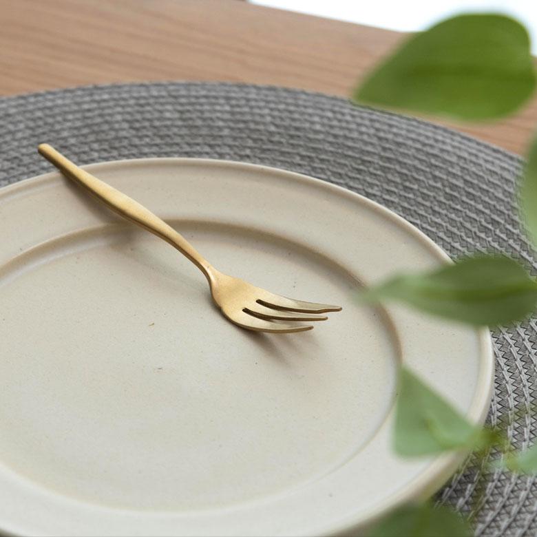 フォーク ケーキフォーク マット ゴールド色 金色 つや消し ステンレス テーブルセッティング ヴェリーノ キッチン用品 結婚祝 食洗機対応 66985 | ELEMENTS（インテリア） | 09