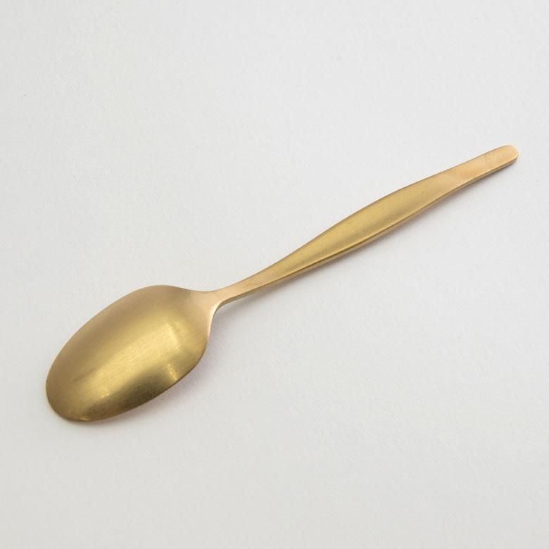 スプーン ティースプーン  マット ゴールド色 金色 つや消し ステンレス テーブルセッティング ヴェリーノ キッチン用品 結婚祝 食洗機対応 66986 | ELEMENTS（インテリア） | 11