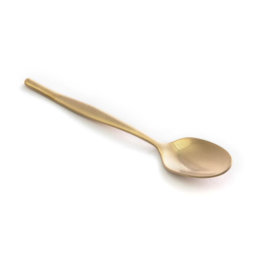 スプーン ティースプーン  マット ゴールド色 金色 つや消し ステンレス テーブルセッティング ヴェリーノ キッチン用品 結婚祝 食洗機対応 66986 | ELEMENTS（インテリア） | 13