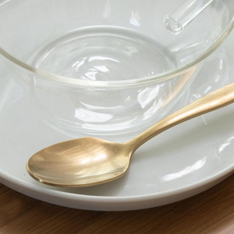 スプーン ティースプーン  マット ゴールド色 金色 つや消し ステンレス テーブルセッティング ヴェリーノ キッチン用品 結婚祝 食洗機対応 66986 | ELEMENTS（インテリア） | 09