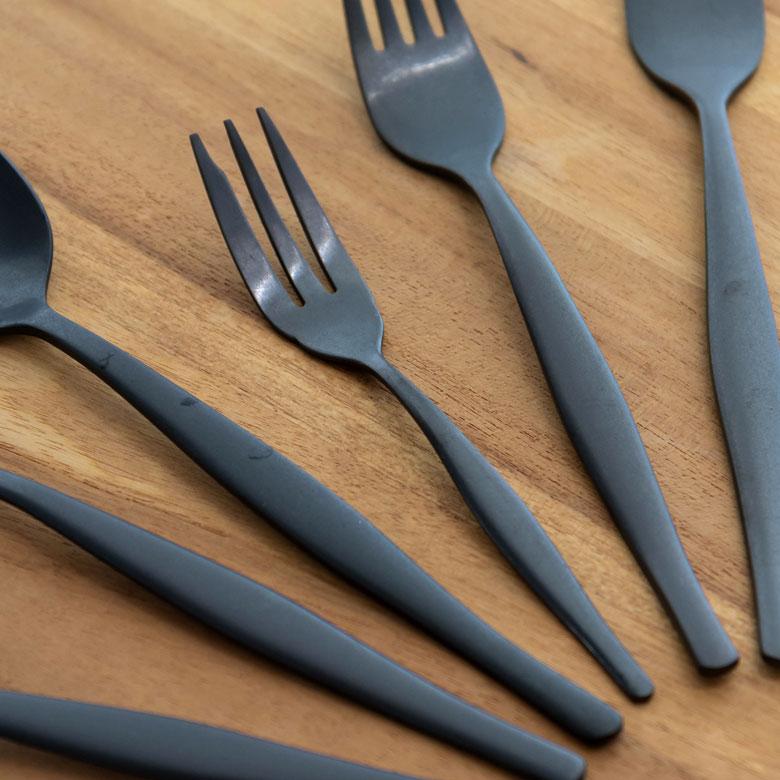 フォーク ケーキフォーク マット ブラック 黒 つや消し ステンレス テーブルセッティング ヴェリーノ キッチン用品 結婚祝 食洗機対応 66987 | ELEMENTS（インテリア） | 04