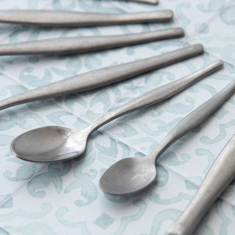ティースプーン スプーン マット シルバー色 銀色 つや消し ステンレス テーブルセッティング ヴェリーノ キッチン用品 結婚祝 食洗機対応 66990 | ELEMENTS（インテリア） | 10