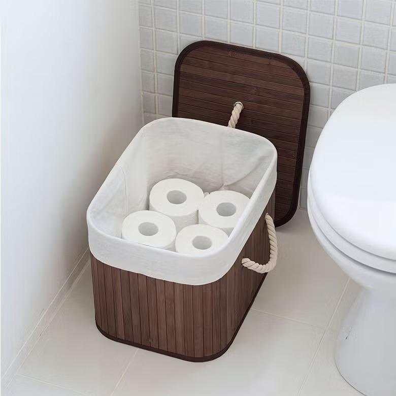 バンブーバスケット Sスタンダード 洗濯かご コンパクト 19L 洗面所 収納 おもちゃ 小物入れ 整理整頓 ゴミ箱 ストッカー おしゃれ 北欧 リゾート インテリア 66 | ELEMENTS（インテリア） | 03