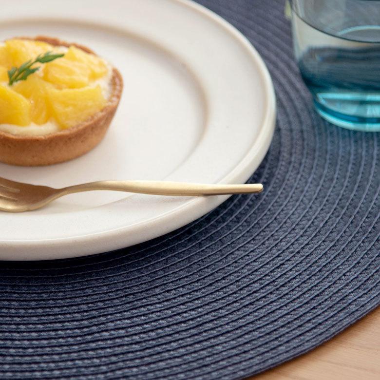 ランチョンマット おしゃれ テーブルウェア 水洗い 和 モダン 丸 正円 ラウンド プレース プレイス マット 1枚 グレイッシュ 5色 キッチン Riche リッシュ 67000 | ELEMENTS（インテリア） | 10