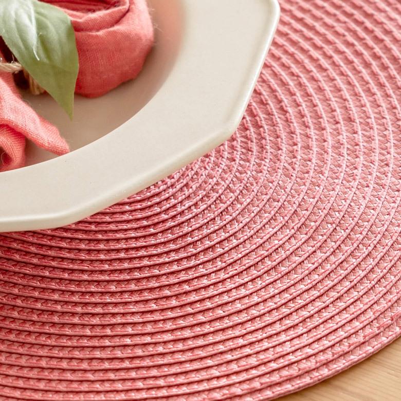 ランチョンマット オーバル プレースマット 1枚 テーブルウェア 水洗い 和 モダン トロピカル カラフル カラー 全3色 Riche リッシュ 67003 | ELEMENTS（インテリア） | 04