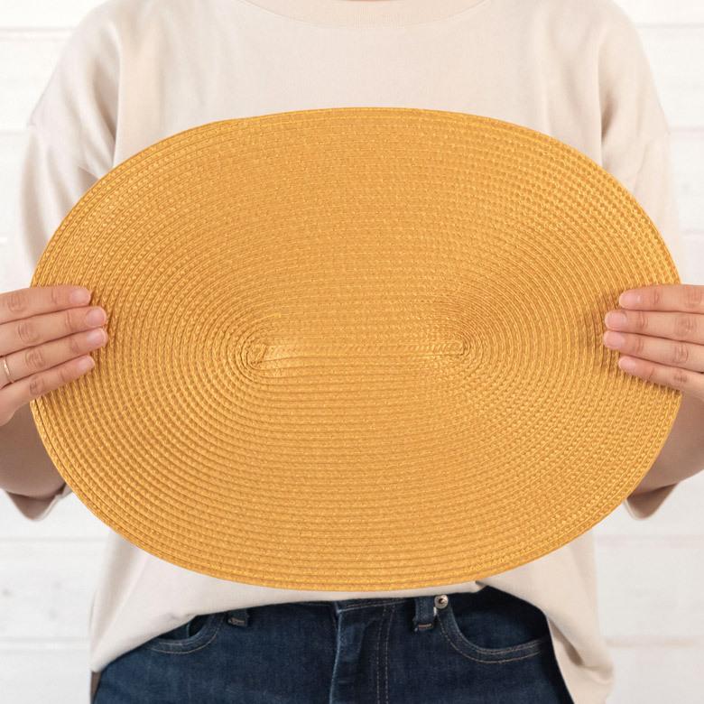 ランチョンマット オーバル プレースマット 1枚 テーブルウェア 水洗い 和 モダン トロピカル カラフル カラー 全3色 Riche リッシュ 67003 | ELEMENTS（インテリア） | 07