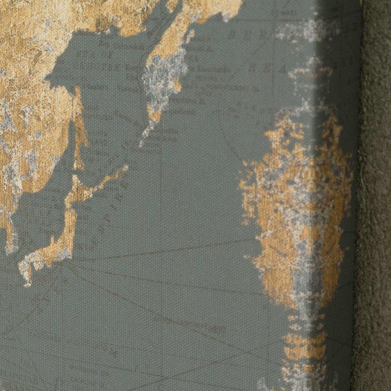 特価Blaeu 壁掛けアンティーク風世界地図 二つの球体地図、人気