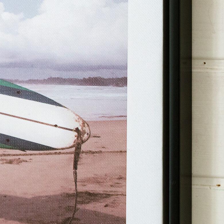 格安☆サーフィン サーフ アート ポスター 額装 額縁 西海岸