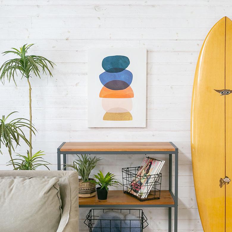 アートパネル イメージ画 キャンパス パネル 約 W 45cm D 60cm H 2.7cm 抽象的 アート キャンパスアート ファブリック調 絵画 壁掛け ピクチャー67021 | ELEMENTS（インテリア） | 12