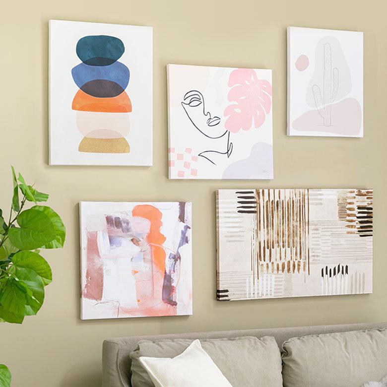 アートパネル イメージ画 キャンパス パネル 約 W 45cm D 60cm H 2.7cm 抽象的 アート キャンパスアート ファブリック調 絵画 壁掛け ピクチャー67021 | ELEMENTS（インテリア） | 17