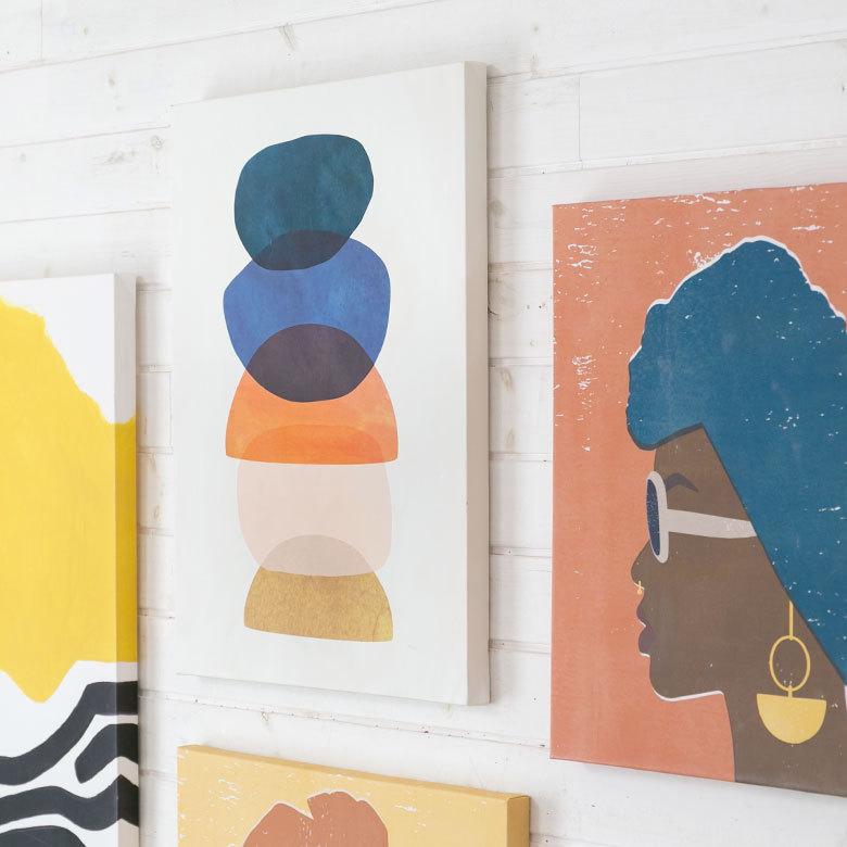 アートパネル イメージ画 キャンパス パネル 約 W 45cm D 60cm H 2.7cm 抽象的 アート キャンパスアート ファブリック調 絵画 壁掛け ピクチャー67021 | ELEMENTS（インテリア） | 03