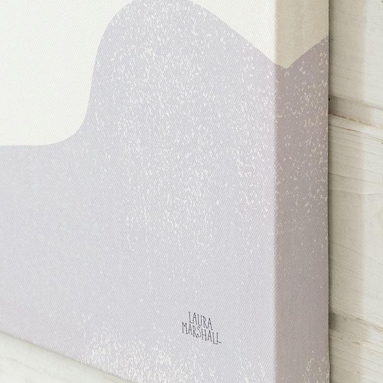 アートパネル ラインアート イメージ画 キャンパス パネル 約 W 50cm D 50cm H 2.7cm 抽象的 人物 植物 アート ファブリック調 絵画 壁掛け 67025 | ブランド登録なし | 05