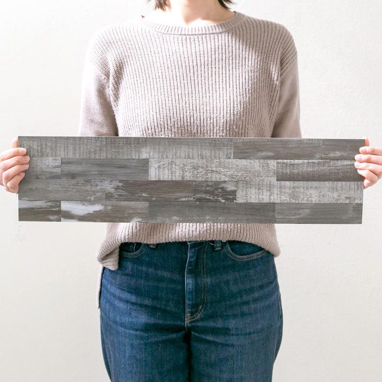 タイルシール ウッド調 木目調 壁材 10枚入り 正方形 水回り 防水 DIY ウォールステッカー 台所 キッチン 洗面所 トイレ 67029-10 | ELEMENTS（インテリア） | 04