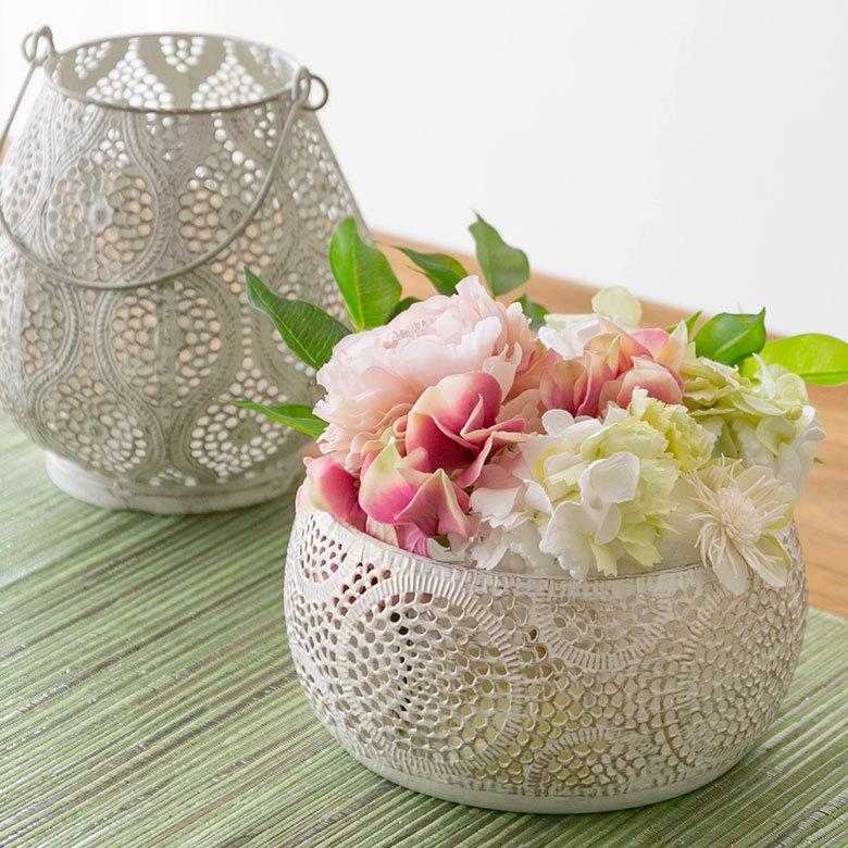 トレイ 小物入れ 蚊取り線香入れ キャンドルホルダー デコレーショントレイ アラベスク エスニック ポット インテリア 67030 | ELEMENTS（インテリア） | 13