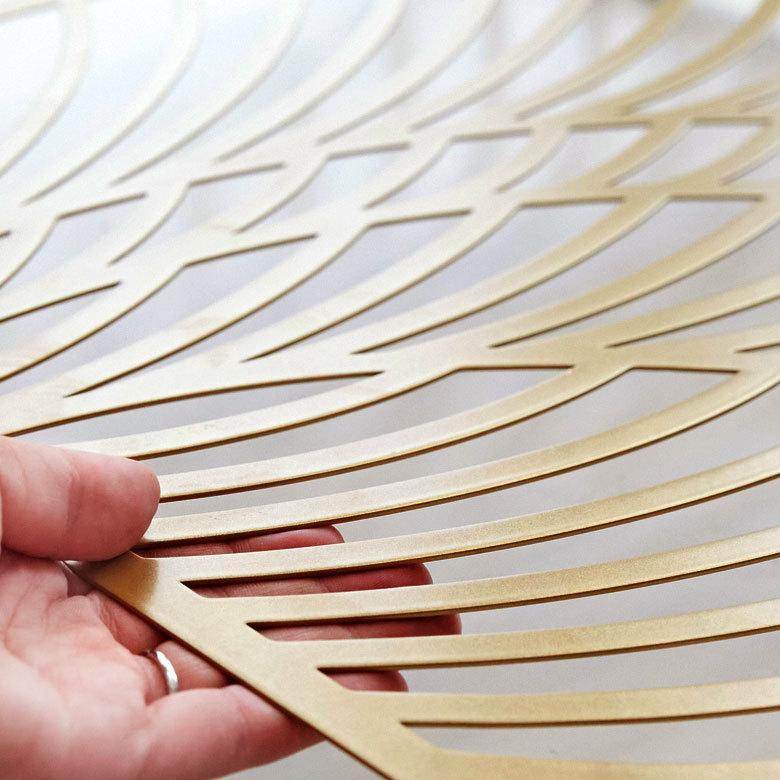 アート パネル 花 葉 リーフ フラワー デザイン ウォール デコレーション メタル 装飾 壁掛け おしゃれ モダン 北欧 インテリア リゾート アジアン 雑貨 67031 | ブランド登録なし | 12