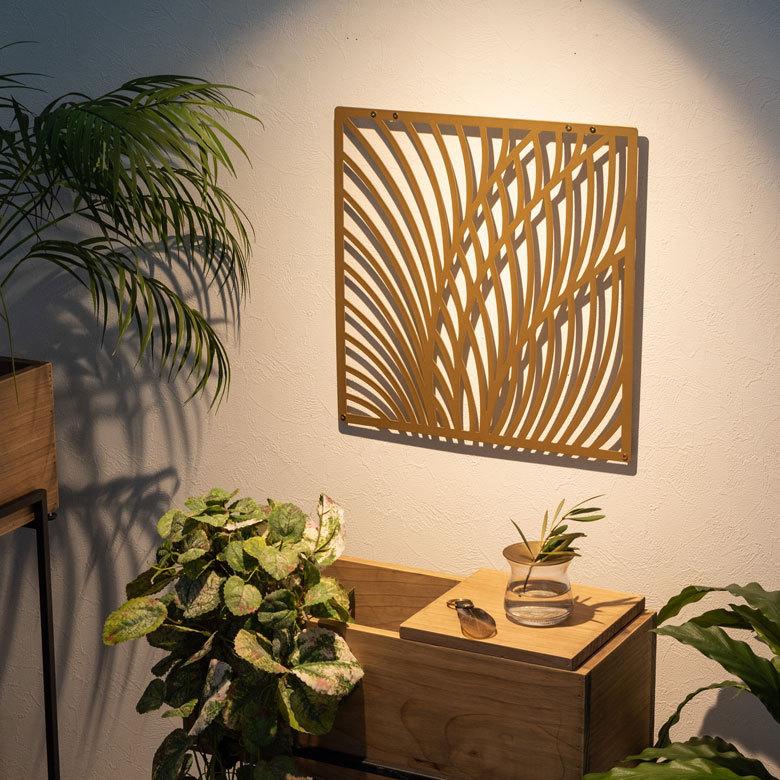 アート パネル 花 葉 リーフ フラワー デザイン ウォール デコレーション メタル 装飾 壁掛け おしゃれ モダン 北欧 インテリア リゾート アジアン 雑貨 67031 | ブランド登録なし | 18