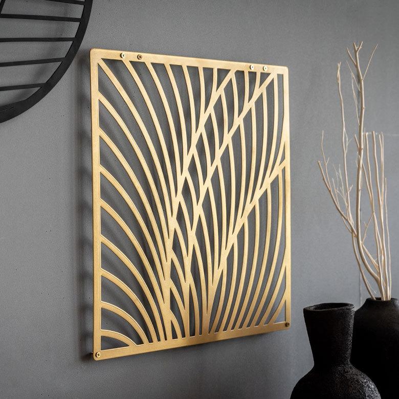 アート パネル 花 葉 リーフ フラワー デザイン ウォール デコレーション メタル 装飾 壁掛け おしゃれ モダン 北欧 インテリア リゾート アジアン 雑貨 67031 | ブランド登録なし | 19