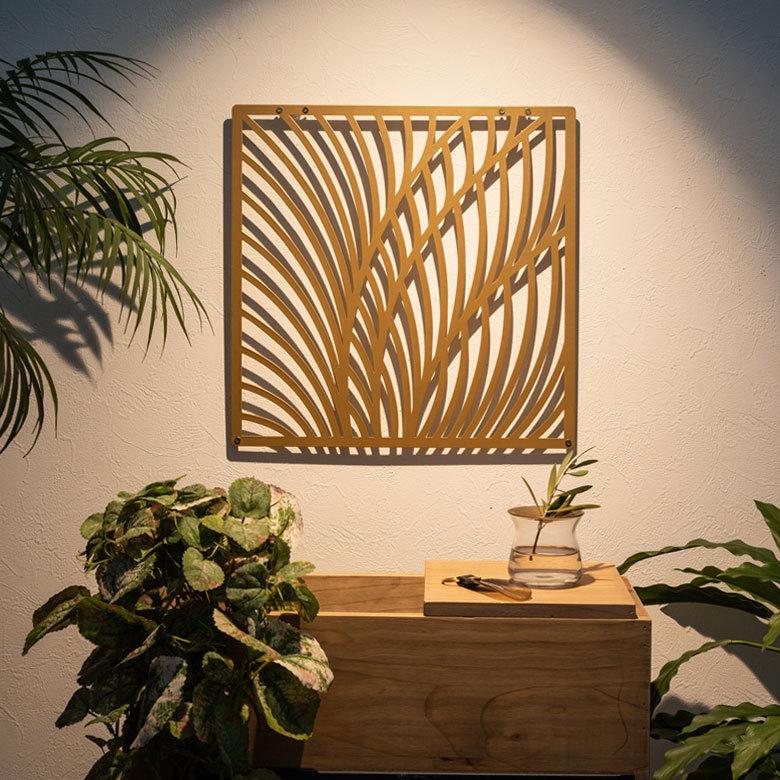 アート パネル 花 葉 リーフ フラワー デザイン ウォール デコレーション メタル 装飾 壁掛け おしゃれ モダン 北欧 インテリア リゾート アジアン 雑貨 67031 | ブランド登録なし | 07