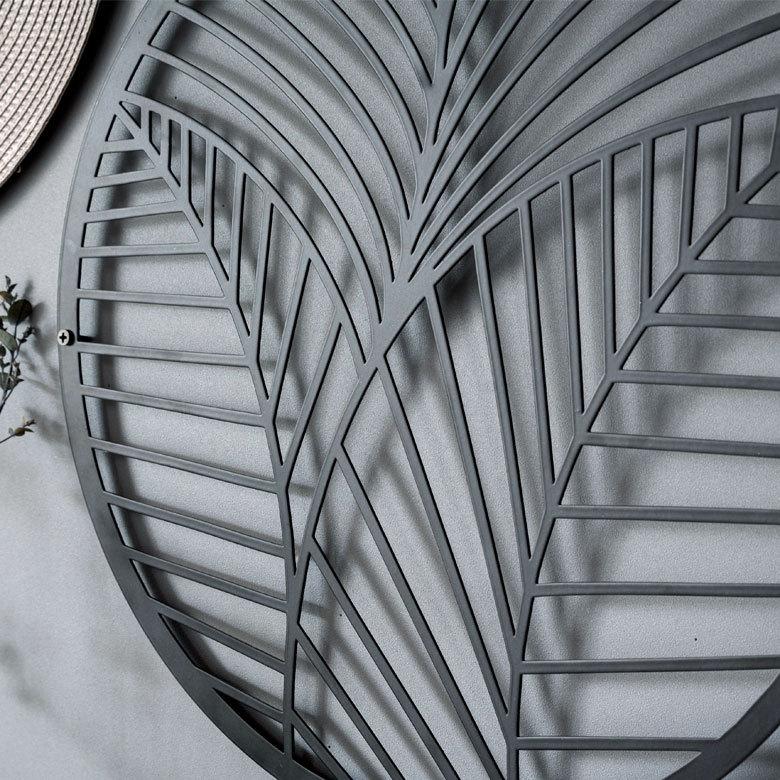 アート パネル 花 葉 リーフ フラワー デザイン ウォール デコレーション メタル 装飾 壁掛け おしゃれ モダン 北欧 インテリア リゾート アジアン 雑貨 67032 | ブランド登録なし | 15