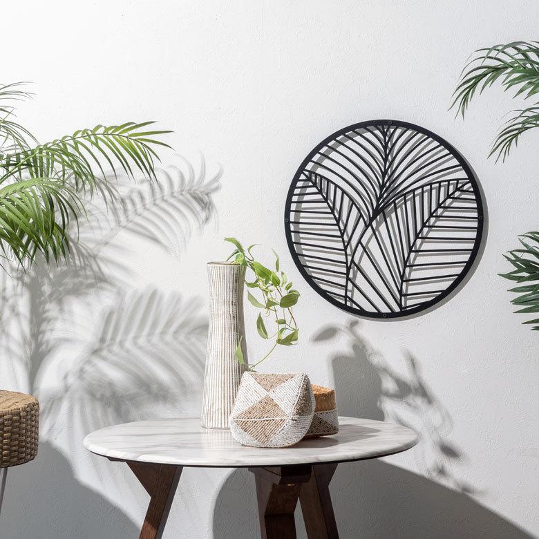 アート パネル 花 葉 リーフ フラワー デザイン ウォール デコレーション メタル 装飾 壁掛け おしゃれ モダン 北欧 インテリア リゾート アジアン 雑貨 67032 | ブランド登録なし | 19