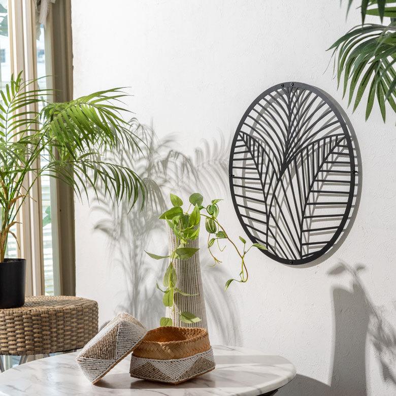 アート パネル 花 葉 リーフ フラワー デザイン ウォール デコレーション メタル 装飾 壁掛け おしゃれ モダン 北欧 インテリア リゾート アジアン 雑貨 67032 | ブランド登録なし | 06