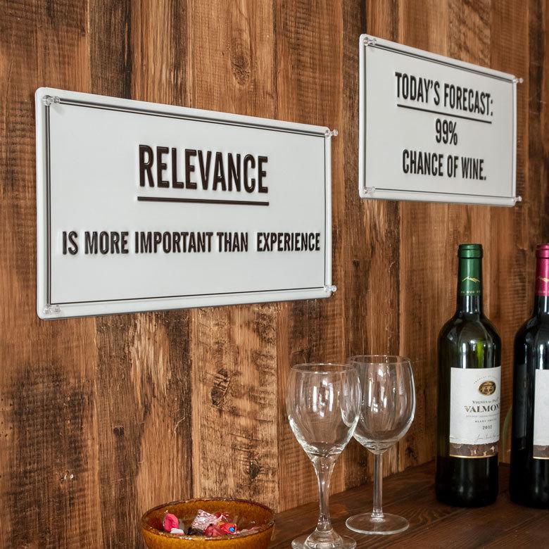 ブリキ看板 シンプル レトロ メッセージ デザイン ウォール アート デコレーション 店舗 装飾 看板 壁掛け おしゃれ インテリア 雑貨 西海岸風 男前 67033 | ELEMENTS（インテリア） | 20