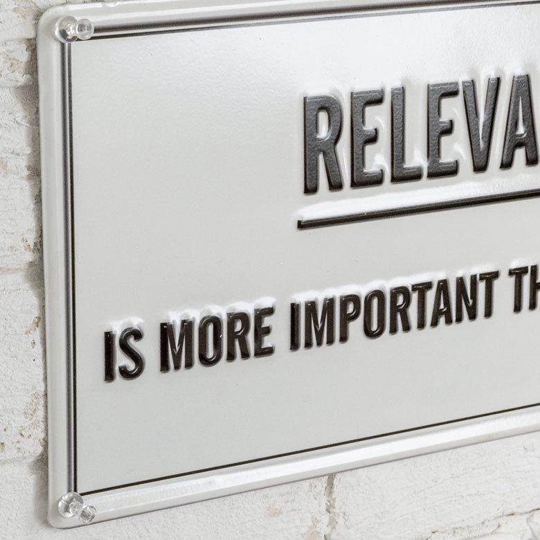 ブリキ看板 シンプル レトロ メッセージ デザイン ウォール アート デコレーション 店舗 装飾 看板 壁掛け おしゃれ インテリア 雑貨 西海岸風 男前 67033 | ELEMENTS（インテリア） | 05