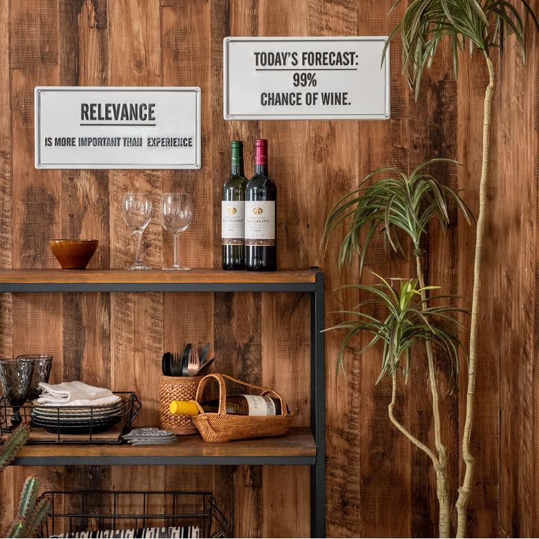 ブリキ看板 シンプル レトロ メッセージ デザイン ウォール アート デコレーション 店舗 装飾 看板 壁掛け おしゃれ インテリア 雑貨 西海岸風 男前 67033 | ELEMENTS（インテリア） | 11