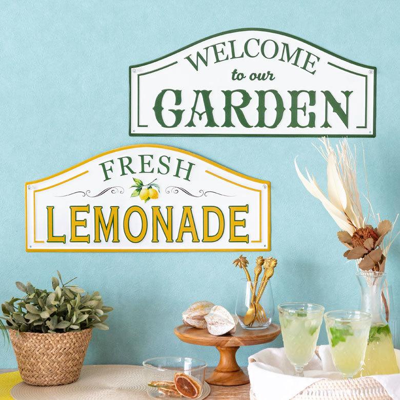 ブリキ 看板 レトロ ヴィンテージ風 アンティーク調 ウォール アート デコレーション 店舗 装飾 パネル 壁掛け おしゃれ インテリア 雑貨 西海岸風 男前 67034 | ELEMENTS（インテリア） | 21