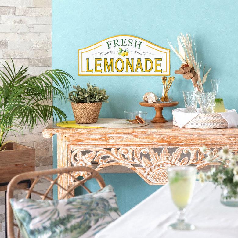 ブリキ 看板 レトロ ヴィンテージ風 アンティーク調 ウォール アート デコレーション 店舗 装飾 パネル 壁掛け おしゃれ インテリア 雑貨 西海岸風 男前 67034 | ELEMENTS（インテリア） | 10