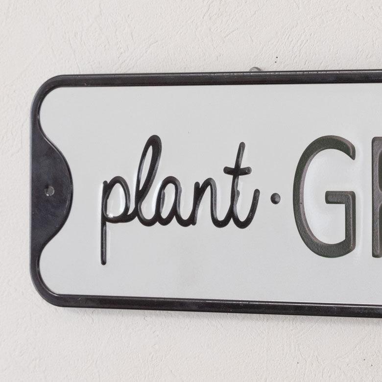 ブリキ看板 レトロ ヴィンテージ風 アンティーク調 ウォール アート デコレーション 店舗 装飾 看板 壁掛け おしゃれ インテリア 雑貨 西海岸風 男前 67035 | ELEMENTS（インテリア） | 01